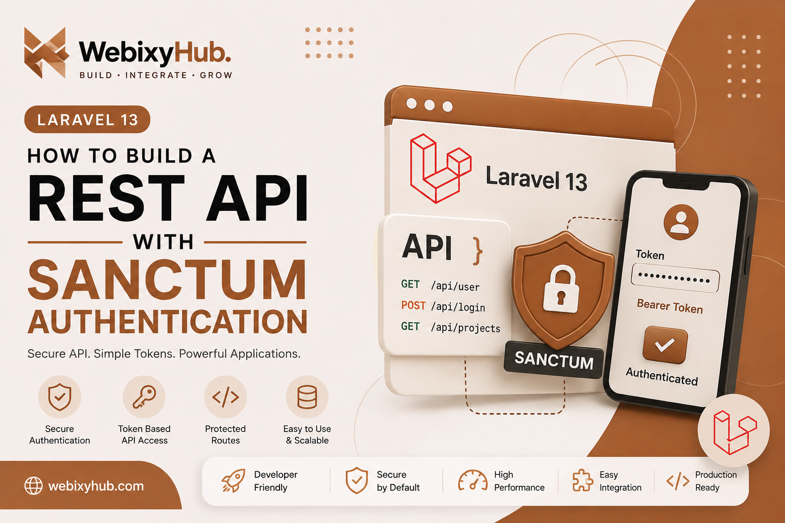 How to Build a REST API with Laravel 13 Using Sanctum Authentication