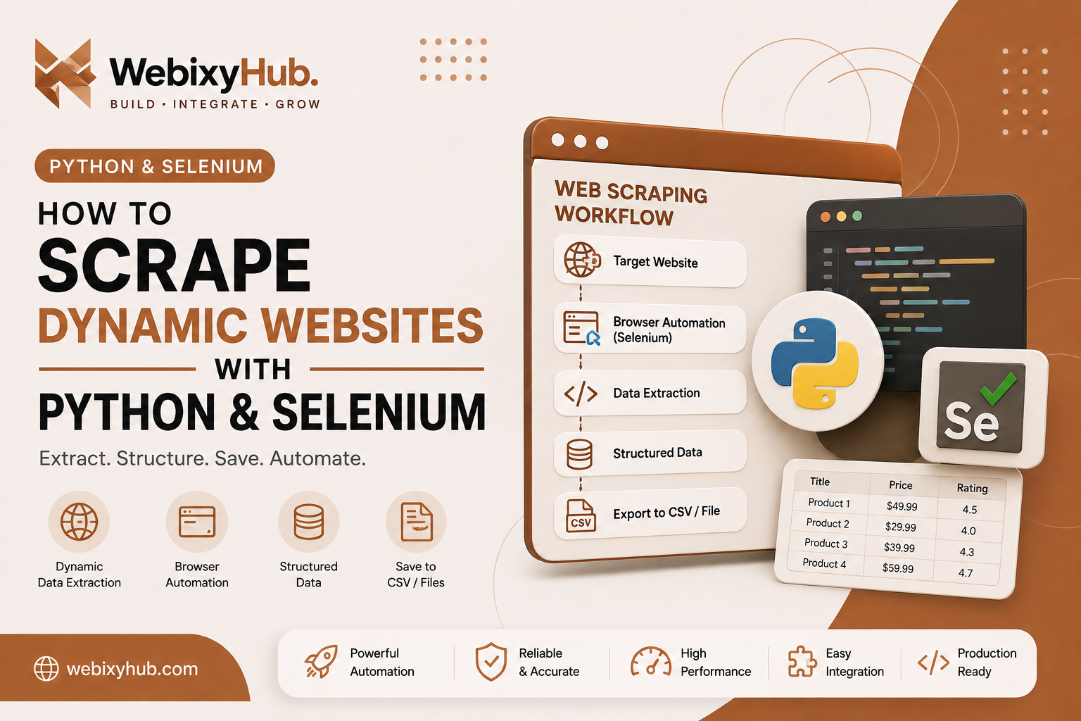 How to Scrape Dynamic Websites with Python and Selenium