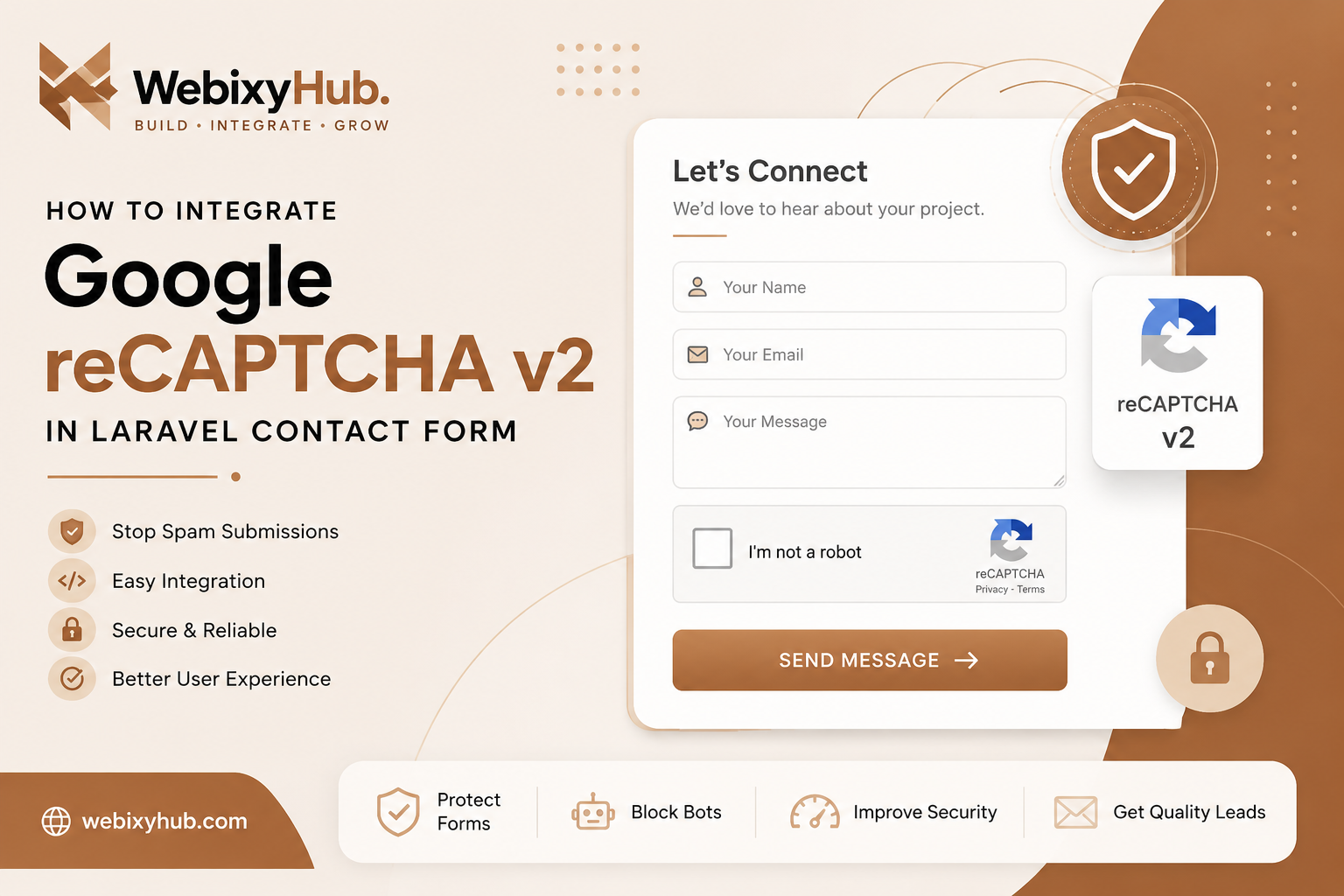 How to Integrate Google reCAPTCHA v2 in a Laravel Contact Form